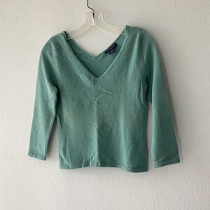 Ann Taylor Cashmere V Neck Pullover